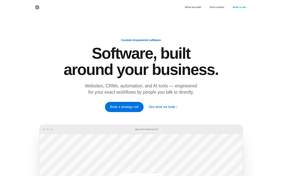 Homepage of the StackOps Solutions website